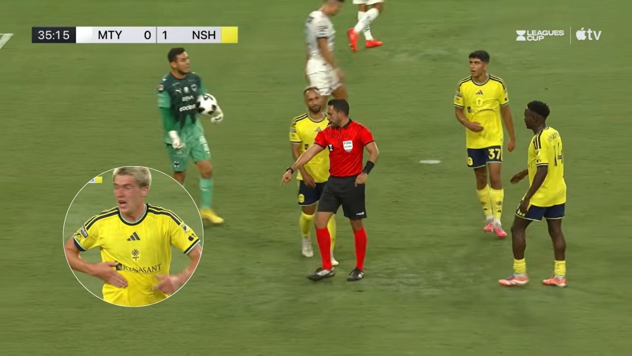 El gol anulado por Said Martínez al Nashville en la Leagues Cup