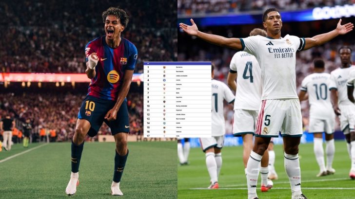 Así quedó la tabla de posiciones de LaLiga de España tras goleada del Barcelona