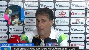 Técnico del Marathón señala que deben mejorar tras triunfo sobre Independiente