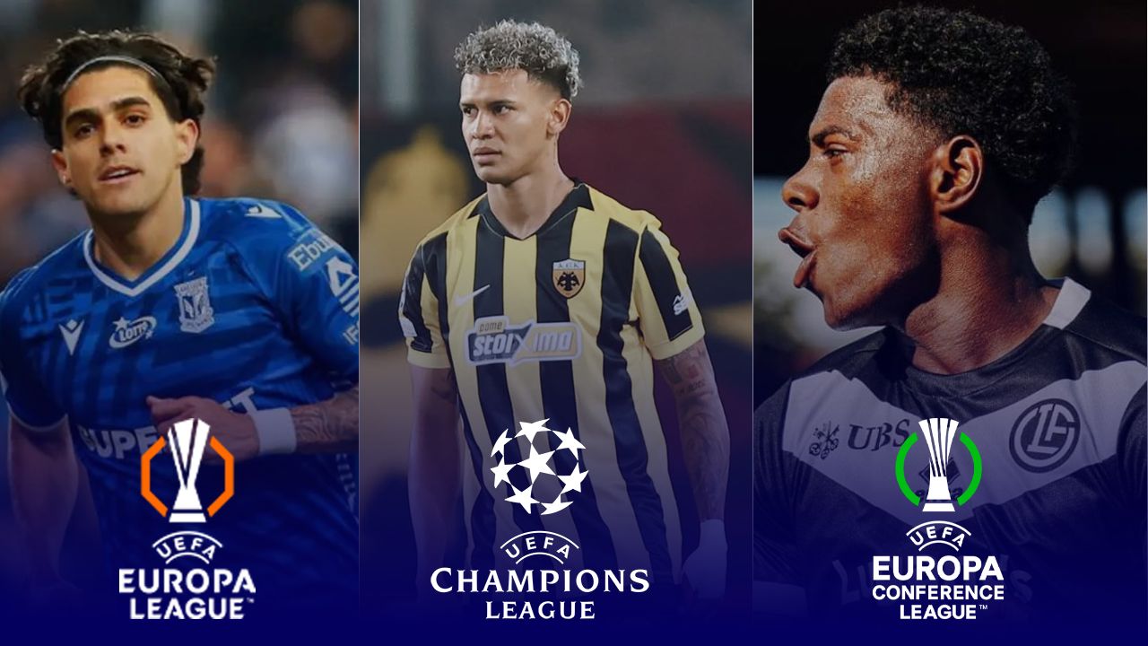Los tres futbolistas hondureños que jugarán competiciones de la UEFA esta temporada