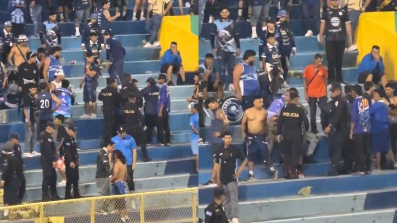 Aficionado de Motagua fue arrestado en Estadio Cuscatlán