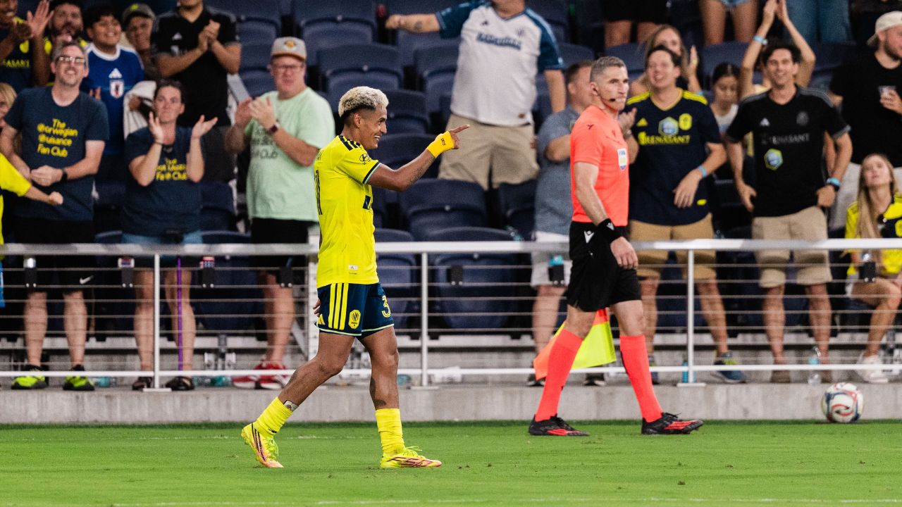 Andy Najar asiste en visita del Nashville al Inter Miami de Messi