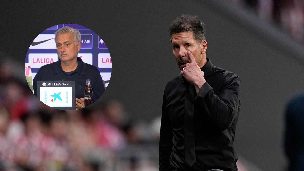 Cholo Simeone responde a Mourinho tras quejas del arbitraje