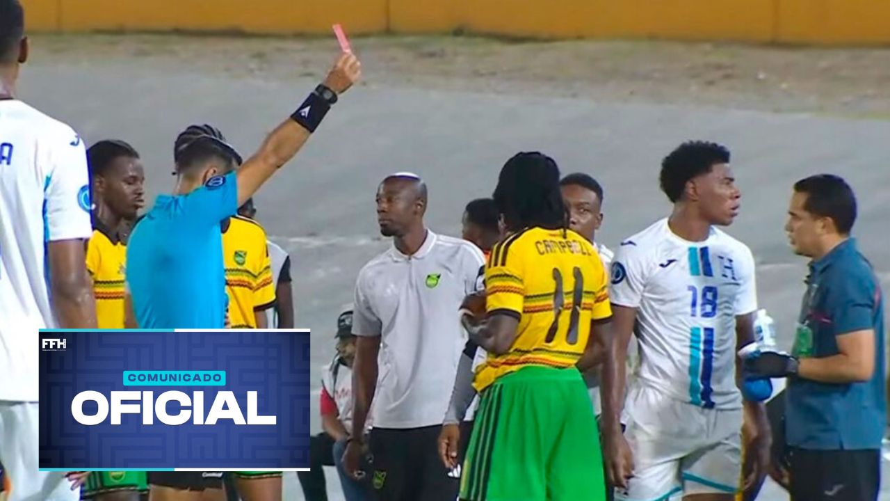 FFH confirma apelación a expulsión de Dereck Moncada ante Jamaica