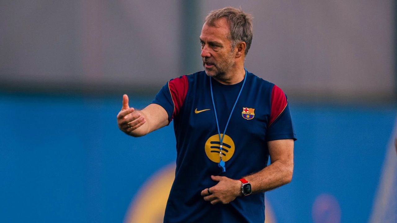 Hansi Flick señala a la Champions League como objetivo principal de Barcelona