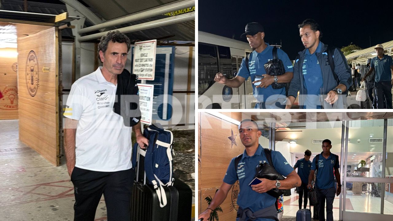 Así fue la llegada de la selección nacional de Honduras a Kingston, Jamaica