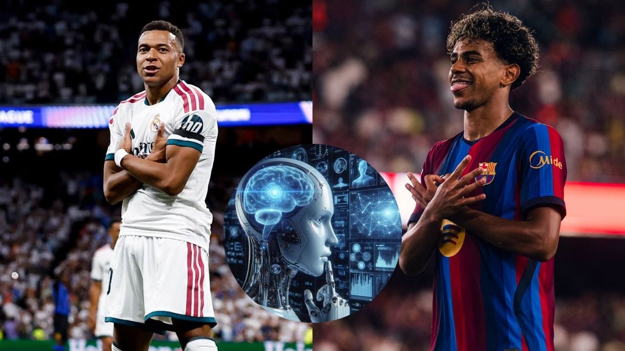 Inteligencia Artificial define quién es mejor entre Mbappe y Lamine Yamal