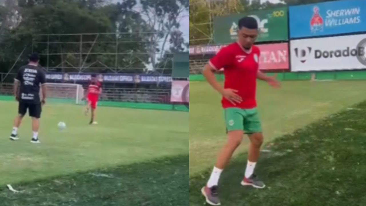 Alexy Vega ya toca balón y su regreso con Marathón se acerca