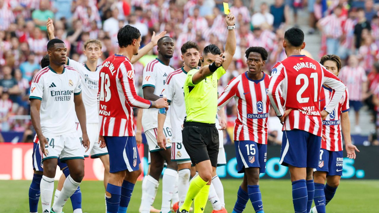 Comité de Árbitros señala al jugador del Atlético que debió ser expulsado ante el Real Madrid