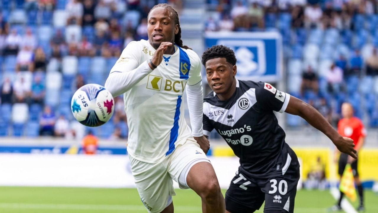 Dereck Moncada presente en goleada del Lugano FC