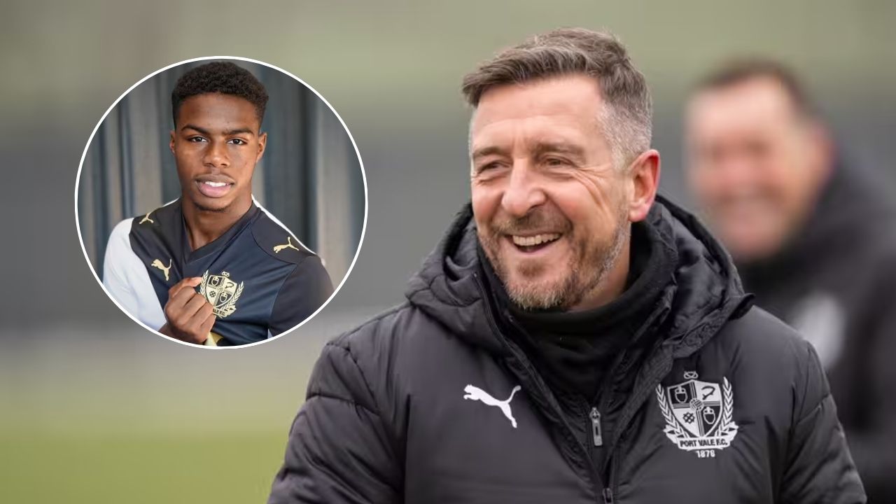Entrenador del Port Vale destaca las cualidades de Keyrol Figueroa tras su fichaje