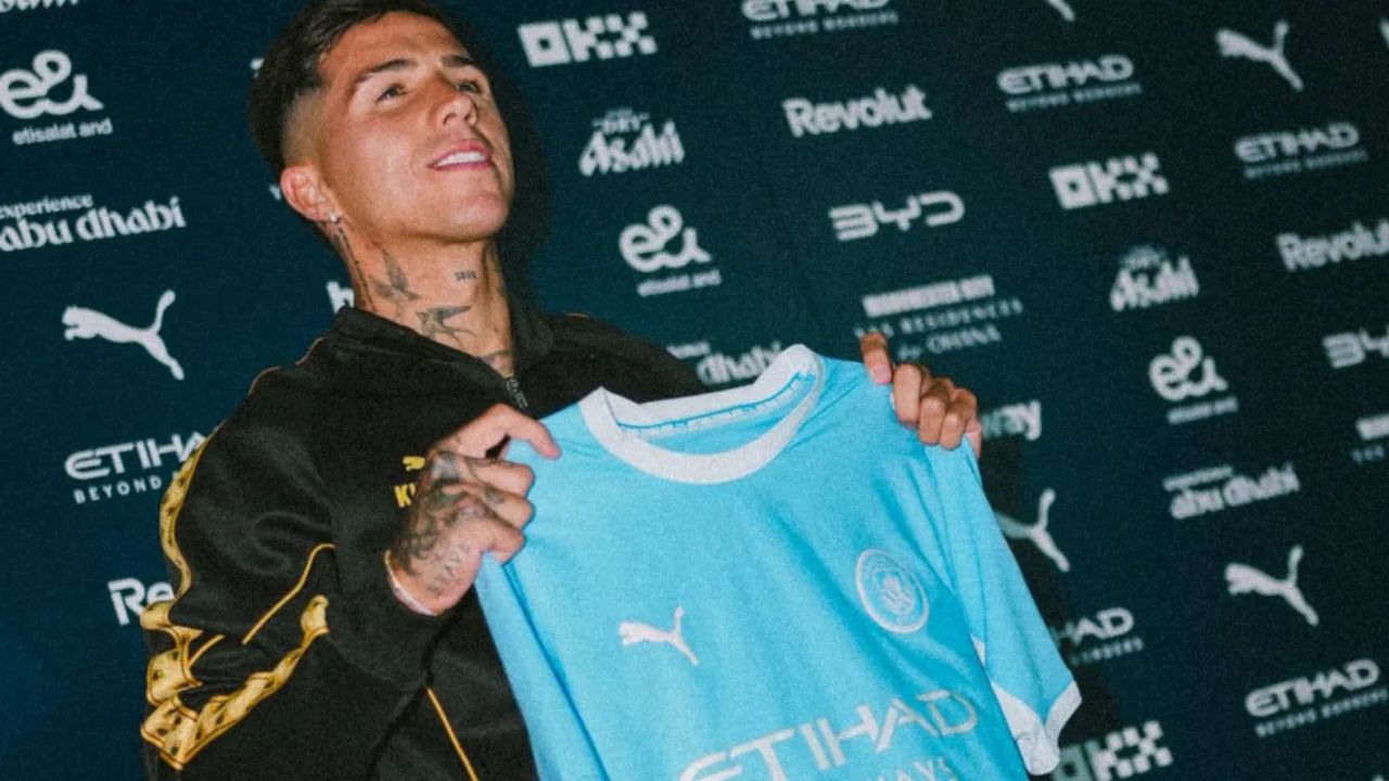 Salario de Enzo Fernández en Manchester City: esto ganaría el argentino