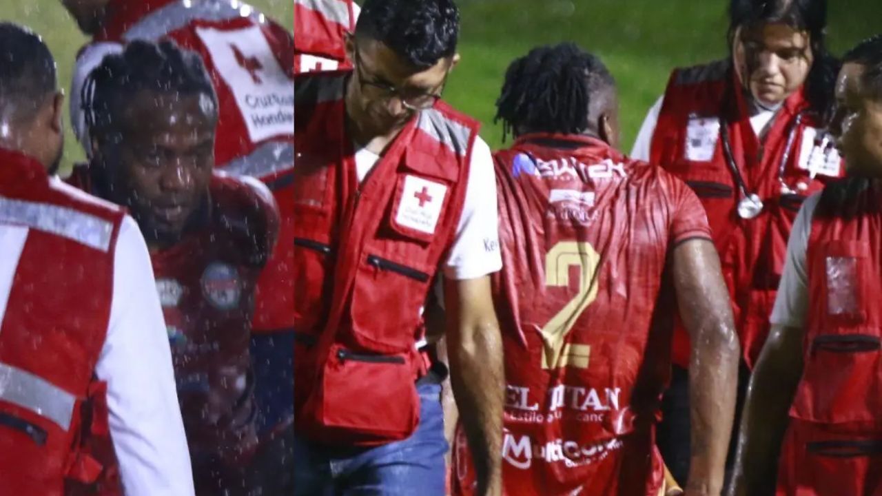 La razón que provocó la dolorosa lesión de Kevin Álvarez en el Choloma vs Estrella Roja