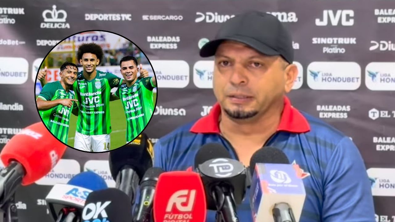 Oscar Isaula se lamenta y asume la culpa tras sufrir goleada ante Marathón