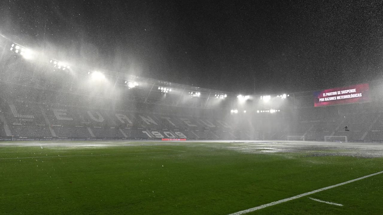 Partido de Levante vs Athletic de Bilbao se suspende tras fuertes lluvias e inundaciones