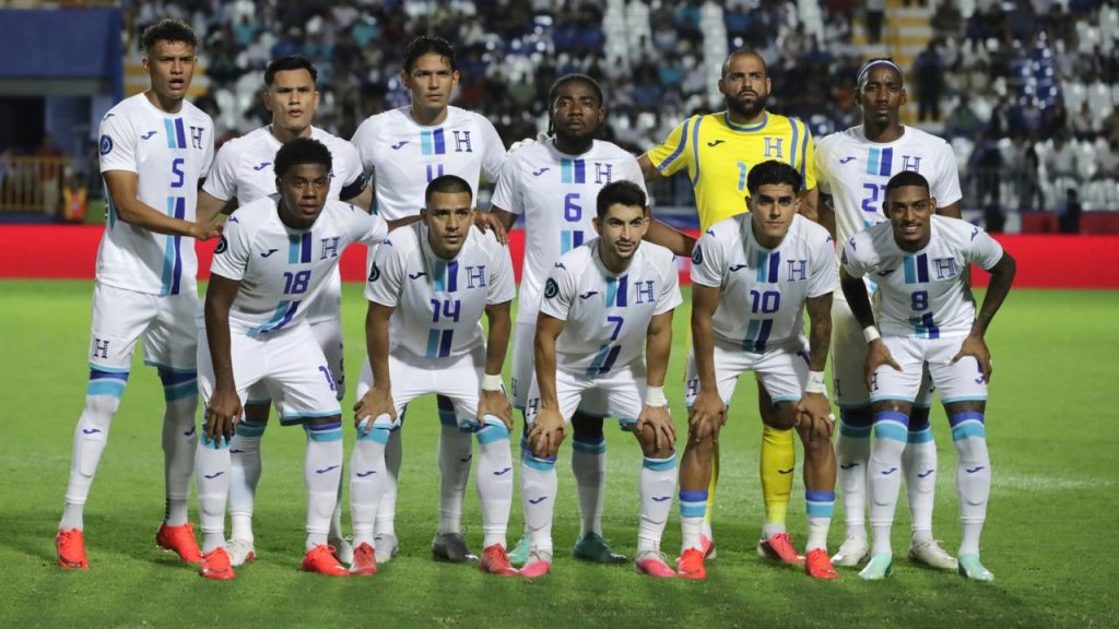 Jugadores de la Selección de Honduras