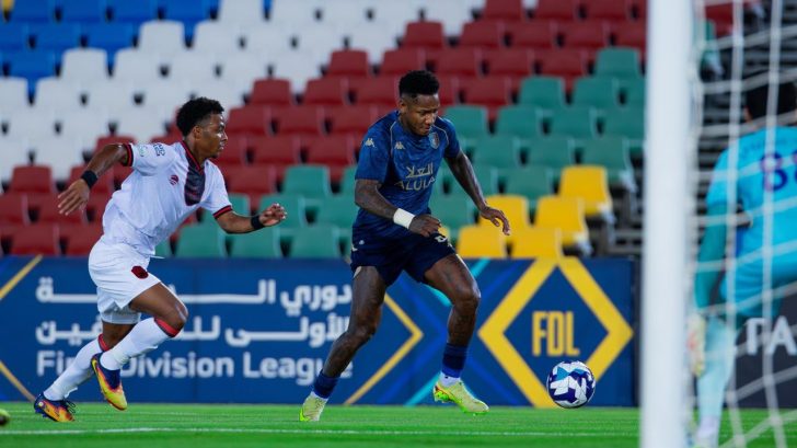 Romell Quioto anota su segundo gol con el Al-Ula de Arabia Saudita