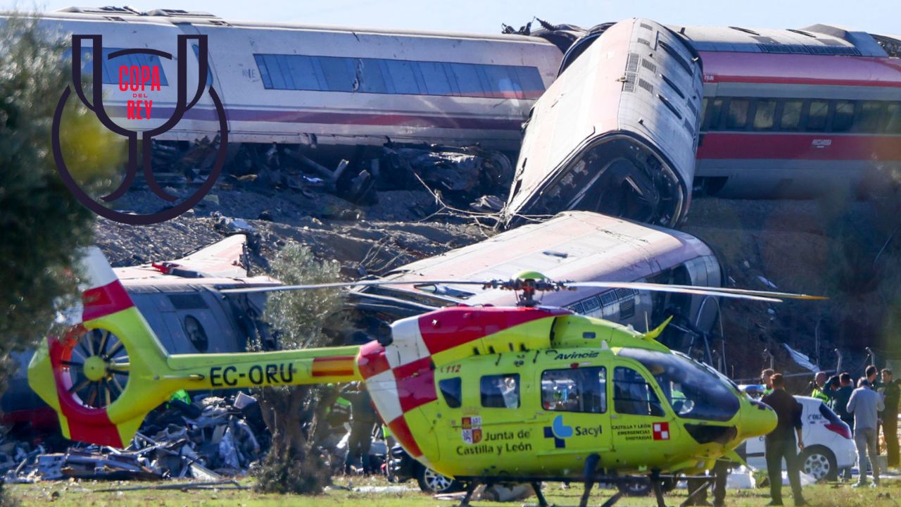 Accidente de trenes de España provoca cancelación de partidos en la Copa del Rey