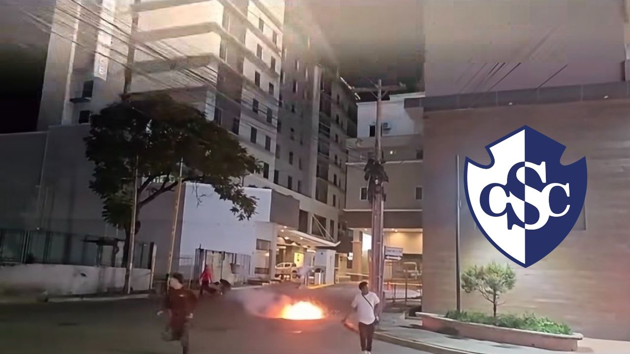 Afición del Olimpia sorprendió al Cartaginés mientras estaba en su hotel