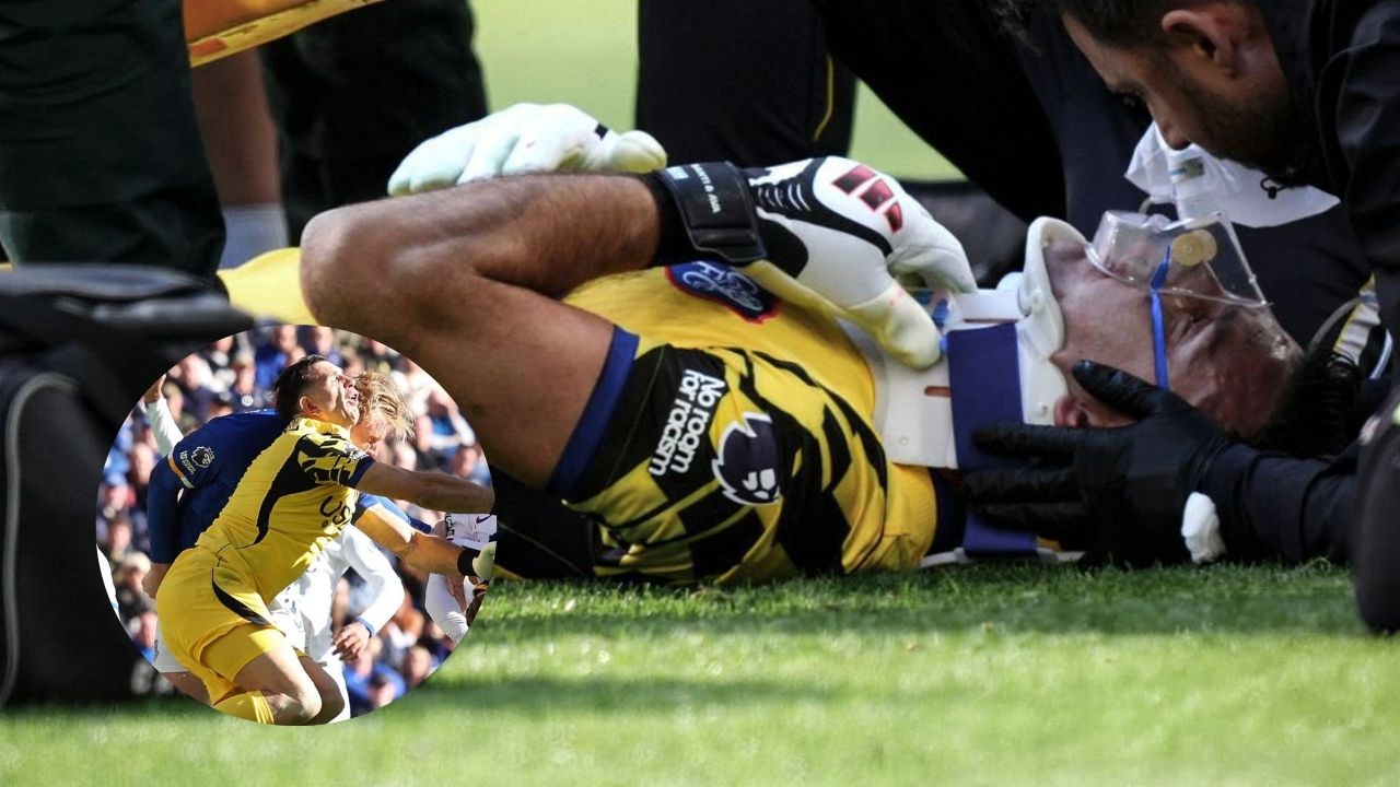 Dibu Martínez es operado de emergencia tras lesión por choque jugador del Everton