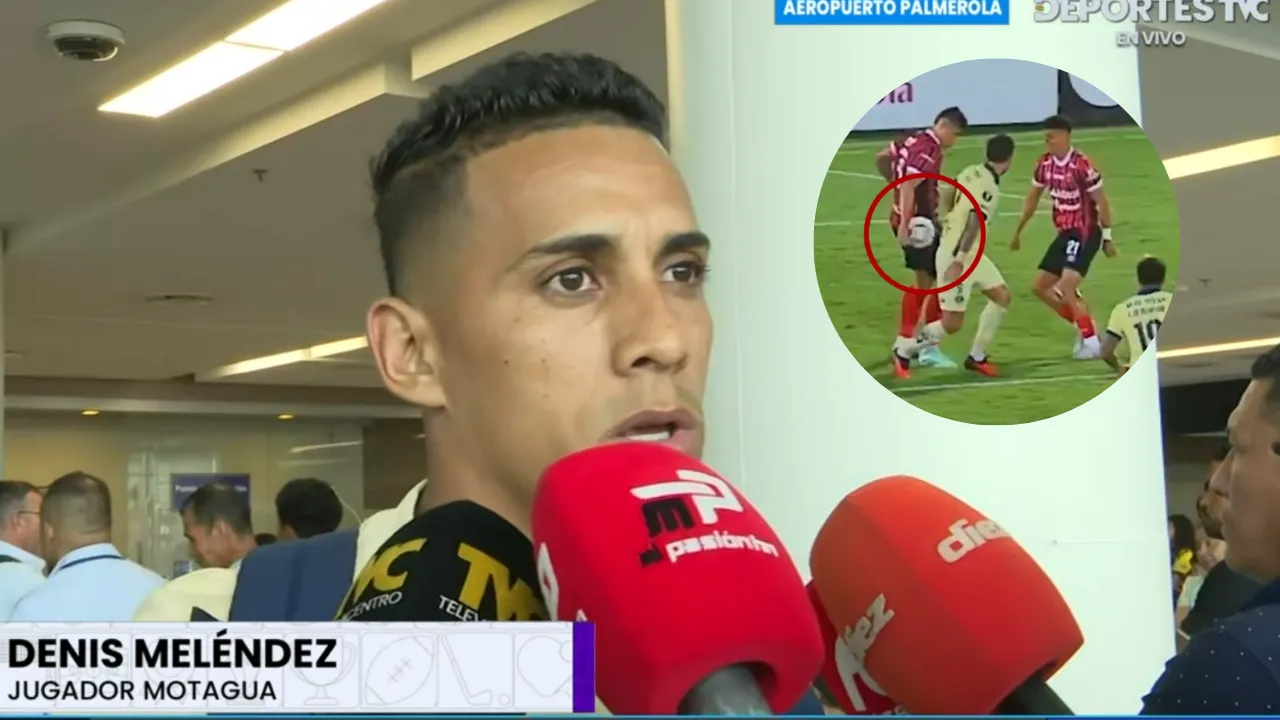Denis Meléndez explica eliminación de Motagua y hace señalamiento a árbitro