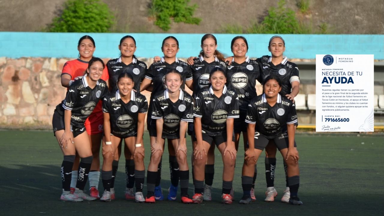 Equipo femenino de Motagua pide ayuda para gastos de viaje de partido