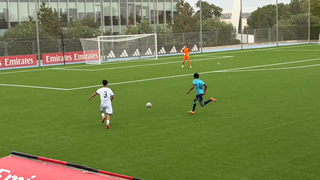 Selección Sub-17 de Honduras empata vs Real Madrid en inicio de gira en España