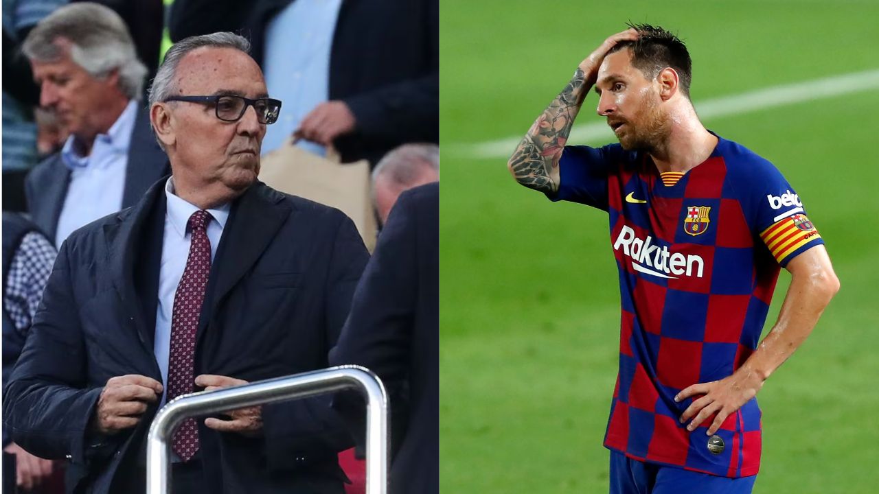 Joan Gaspart enciende la polémica tras cuestionar legado de Lionel Messi en Barcelona