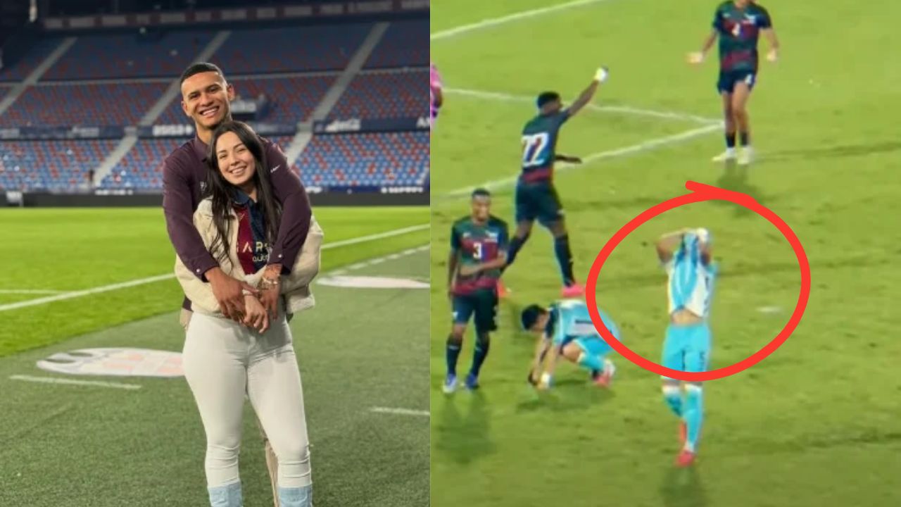 Esposa de Kervin Arriaga sale al paso y defiende al jugador tras error contra Martinica