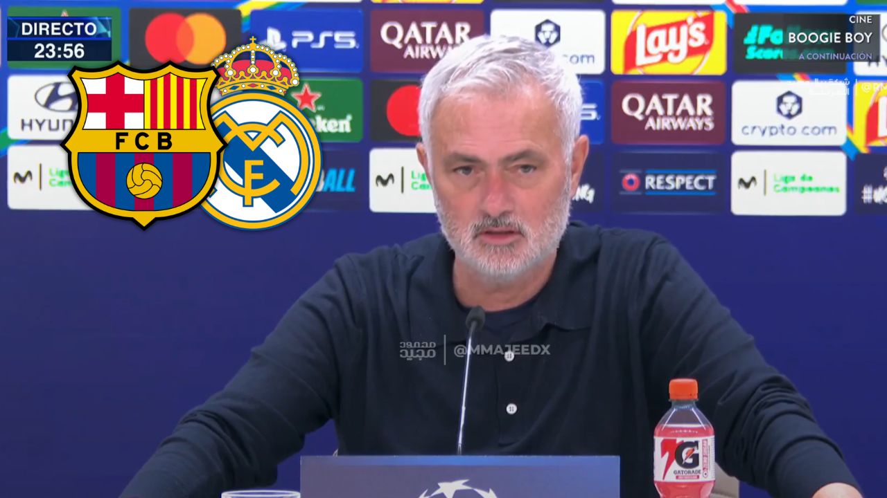 La inusual queja y excusa de José Mourinho a pocos días del Clásico ante el Barcelona