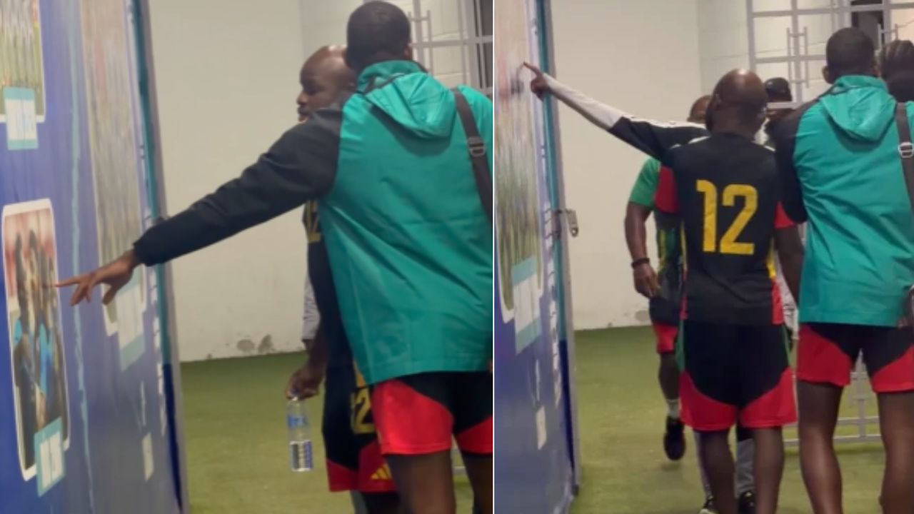 Jugadores de Jamaica quedan sorprendidos en el camerino del estadio Nacional