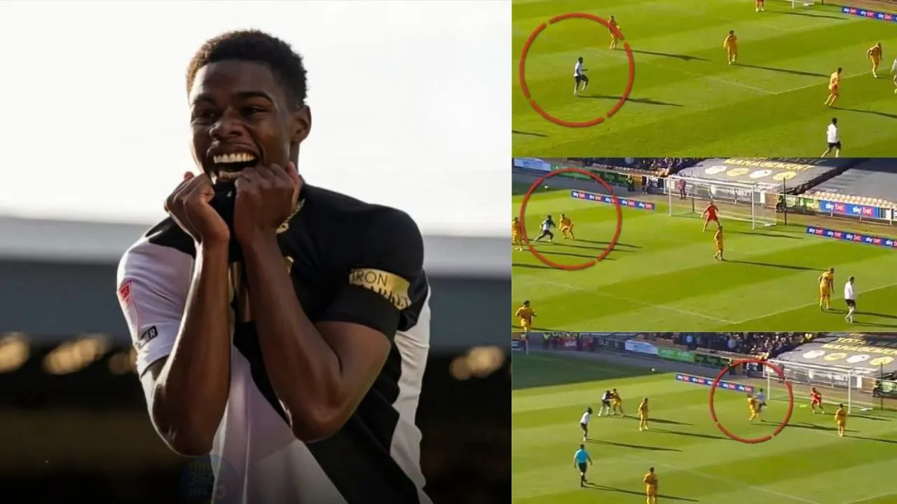 Keyrol Figueroa marca su tercer gol con el Port Vale de Inglaterra