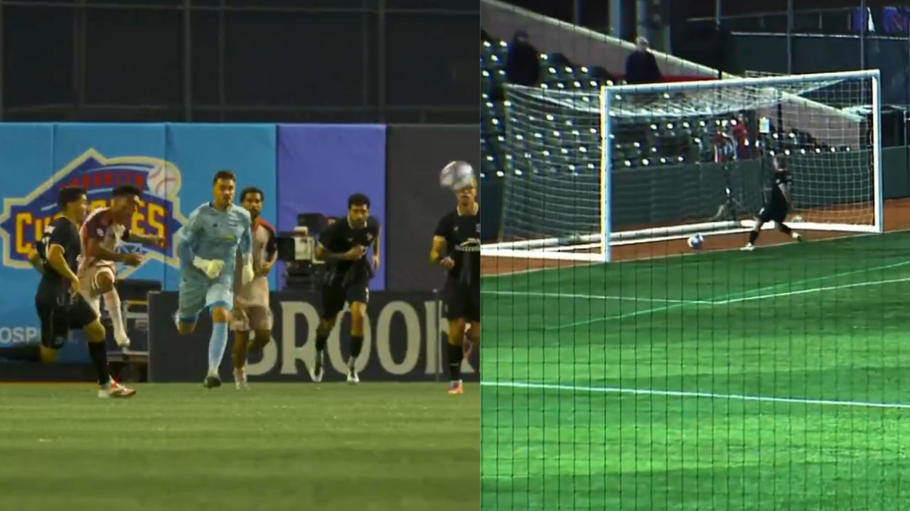 Hondureño Kobe Hernández anota golazo de más de 70 metros en Estados Unidos