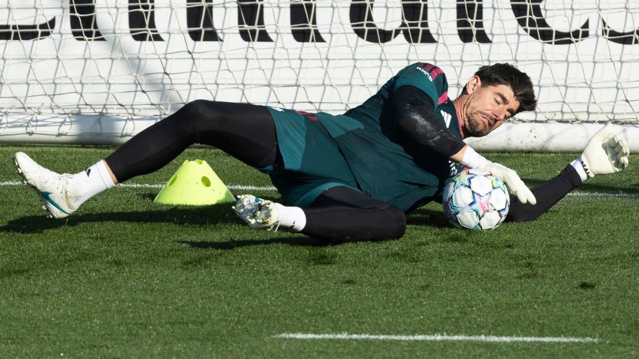 Thibaut Courtois, baja de última hora en el clásico Barcelona-Real Madrid