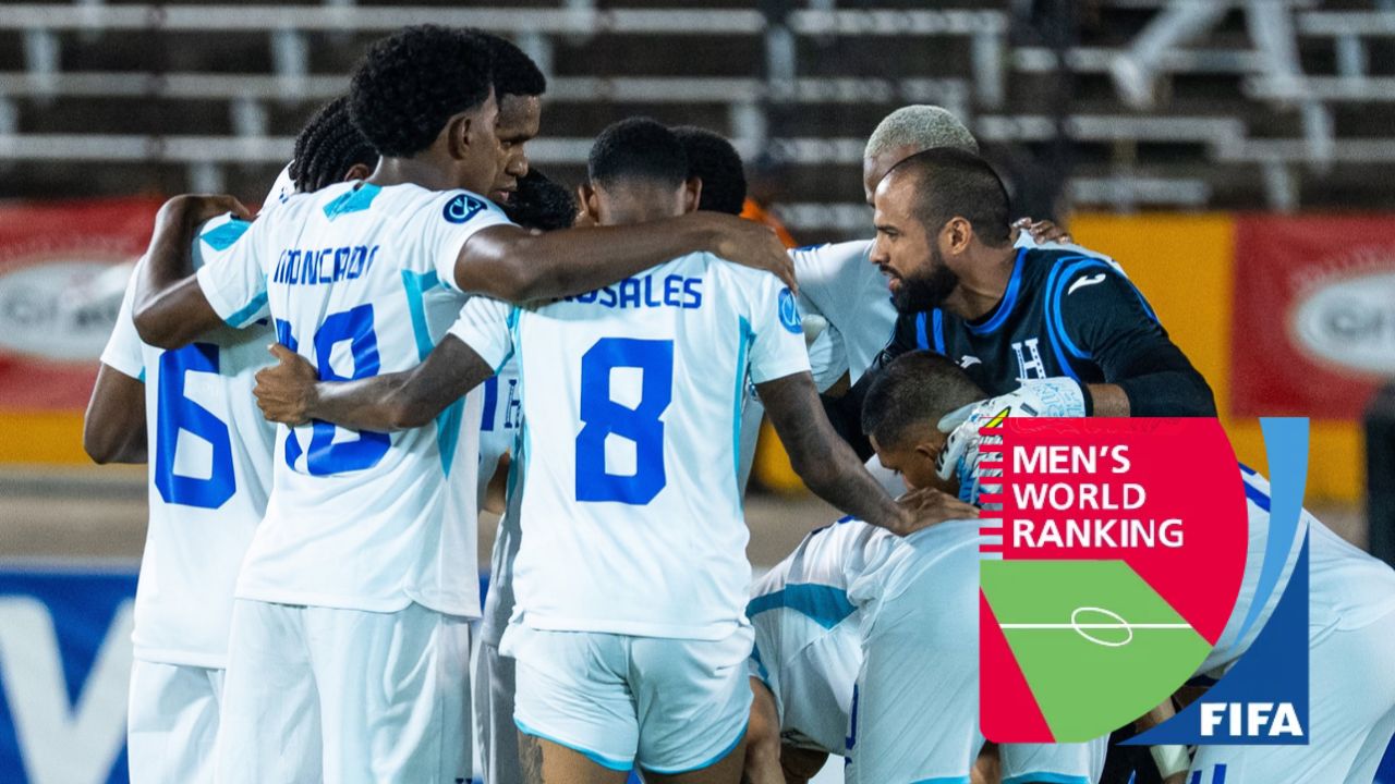 Honduras baja en el nuevo ranking FIFA tras resultados en Liga de Naciones