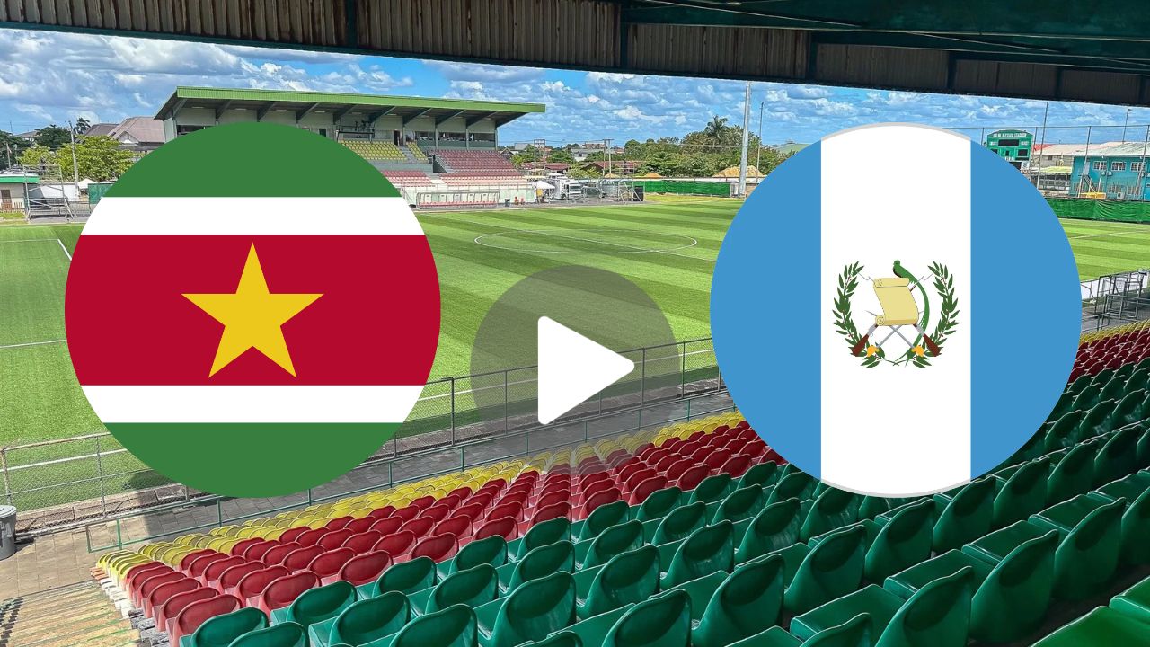 Dónde mirar Surinam vs Guatemala EN VIVO; Hora y alineaciones del partido